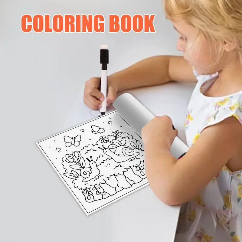 Schattig kleurboek kunst schilderij notitieboekje 24-pagina's vroeg leren kleurboek voor kleuterschool reizen thuis kleuterschool