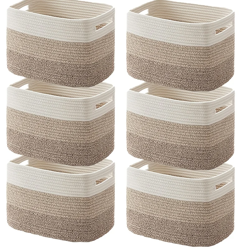 

3 Pack Of Storage Basket, Woven Baskets For Storage, Cotton Rope Basket For, Towel Baskets For Bathroom-EASTER, Baskets, Bins & Containers for Home Organization