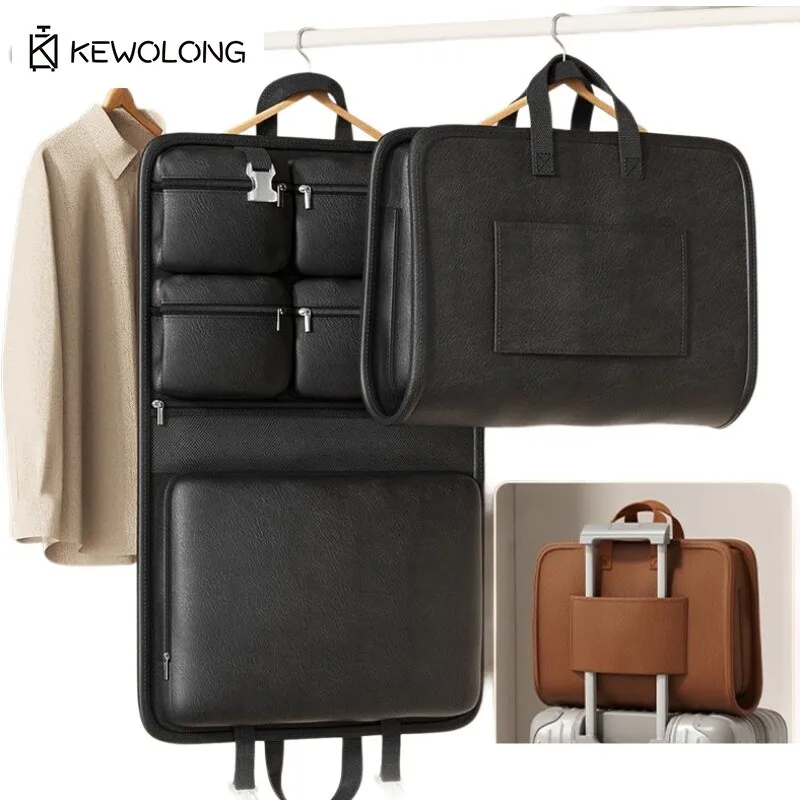 Packing Cubes for Travel, Large Capacity Foldable Clothing Organizers with Separate Laundry Bags, Hanging Luggage Organizer