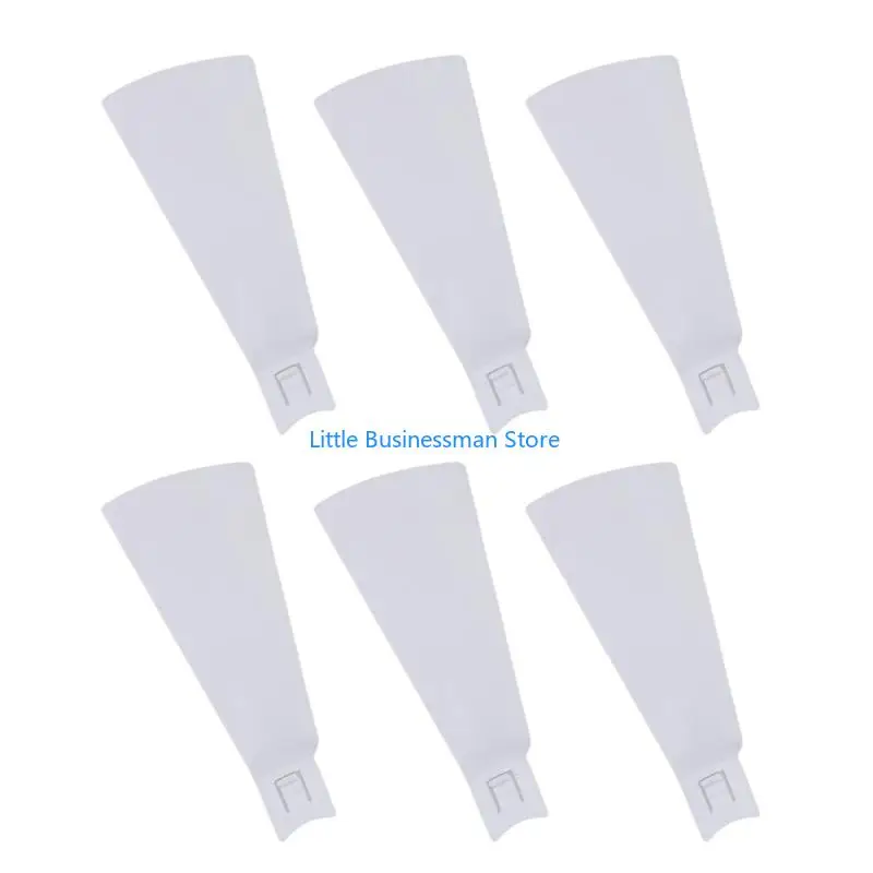 6Pcs ABS Ersatz Lüfterflügel Für Deckenventilator E27 Schraube Mund Haushalt M76A – Detail 7
