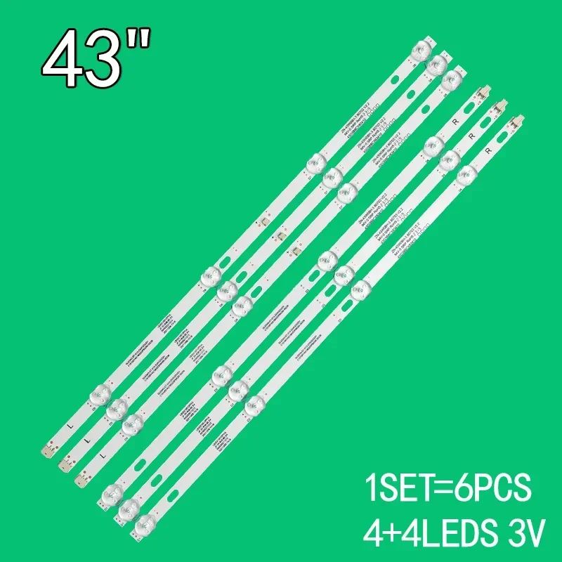 6PCS is suitable for LED backlight strip of 43 