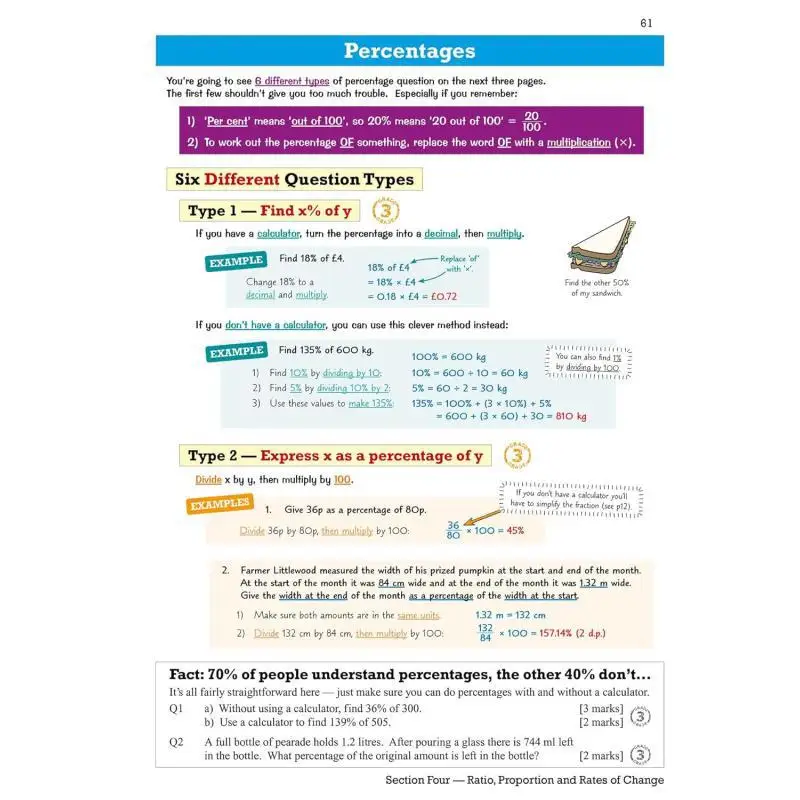 GCSE Maths Revision Guide Foundation Inc الإصدار عبر الإنترنت فيديو Quizzes CGP Books Coordination Group Publications 9781782943822