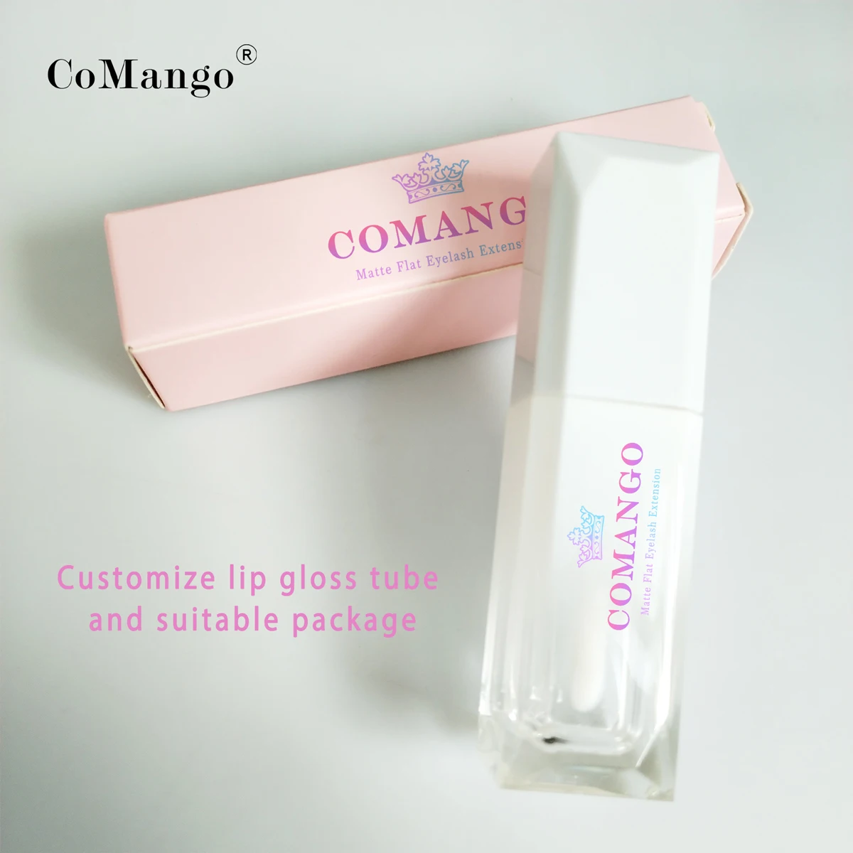 Wholesale 5ml Gradient LipglossBottle And Boxes Customize Logo Lip Stick Tubes Conrainer Ombre Lip Gloss tube Makeup Supplier