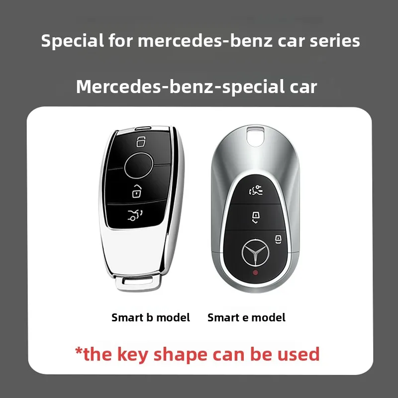 Autoschlüsselhülle für Mercedes Benz C E S Klasse GLC W206 W223 W214 E300 C260 C300 S450 S500 S400 Zubehör