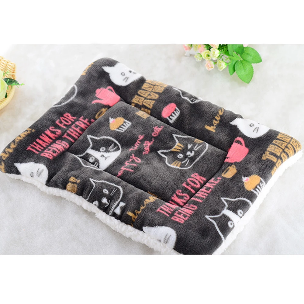 2024 New Pet Washable Home Blanket Large Dog Bed Cushion Mattress Kennel Soft Crate Dog Mat Print Pet Pillow Mat