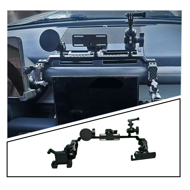 

Car Center Console Mobile Phone Holder Fixing Bracket for Land Rover Defender 90 110 2020-2025