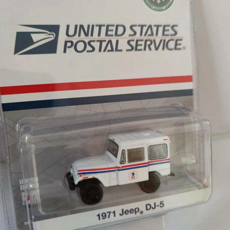 1/64 1971 JEEP DJ 5 UNITED STATES POSTAL SERVICE CAR Alloy Metal Diecast Cars Model Toy Vehicle For Children Boy gift