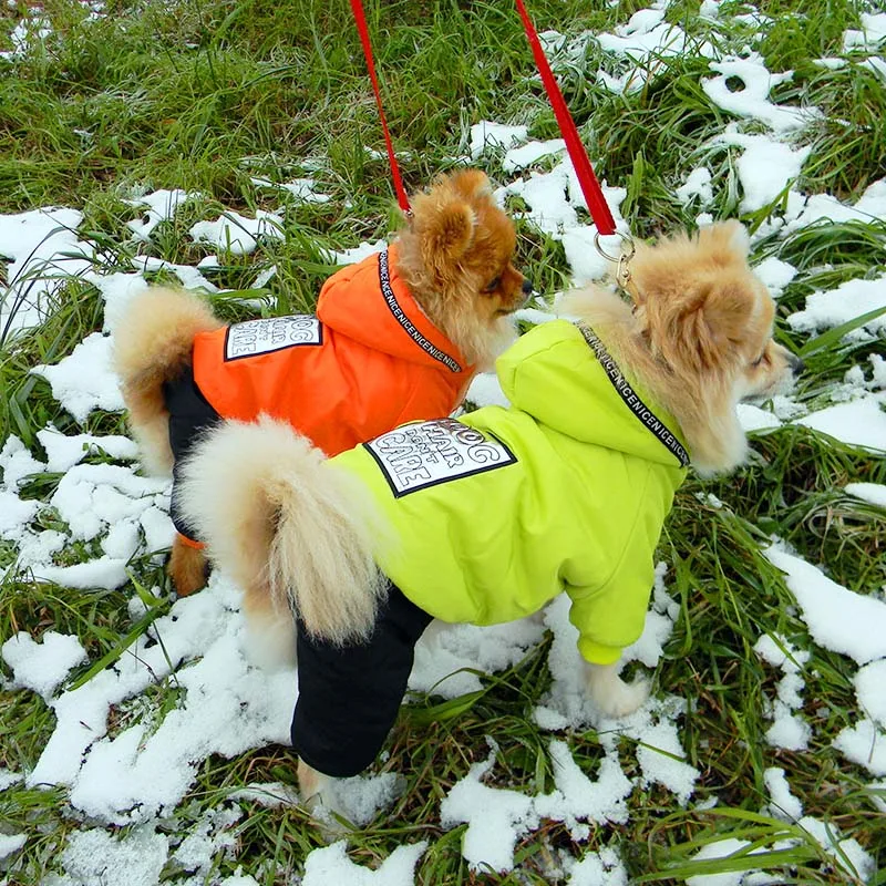 

Winter Dog Down Jacket, Warm Fleece, Thicken Coat for Small Dogs, Puppy Jumpsuit, Windproof Parka Overalls for Dogs Yorkie