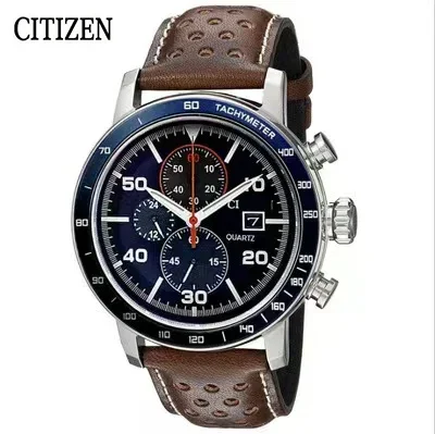 CITIZEN Luxury Watch For Men Quartz Chronograph Sport Waterproof Man Watches Military Fashion Stainless Steel Wristwatch Clock