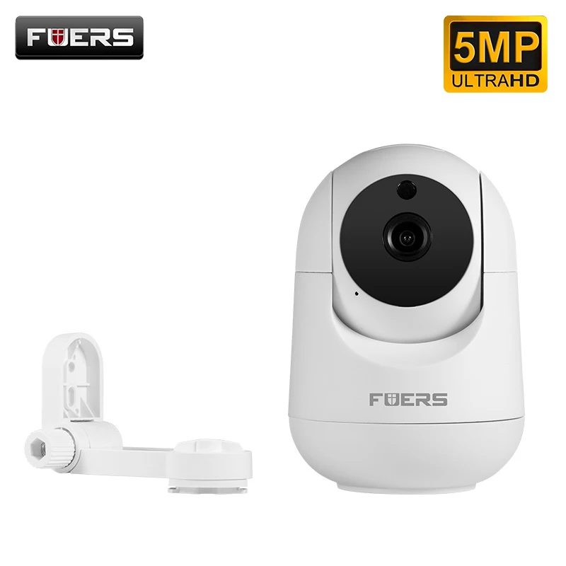 Imagem -02 - Fuers-tuya Wi-fi Kit Monitor Interno Sistema de Segurança Cctv Armazenamento em Nuvem Micro Alarme Aviso Adesivo P162 5mp