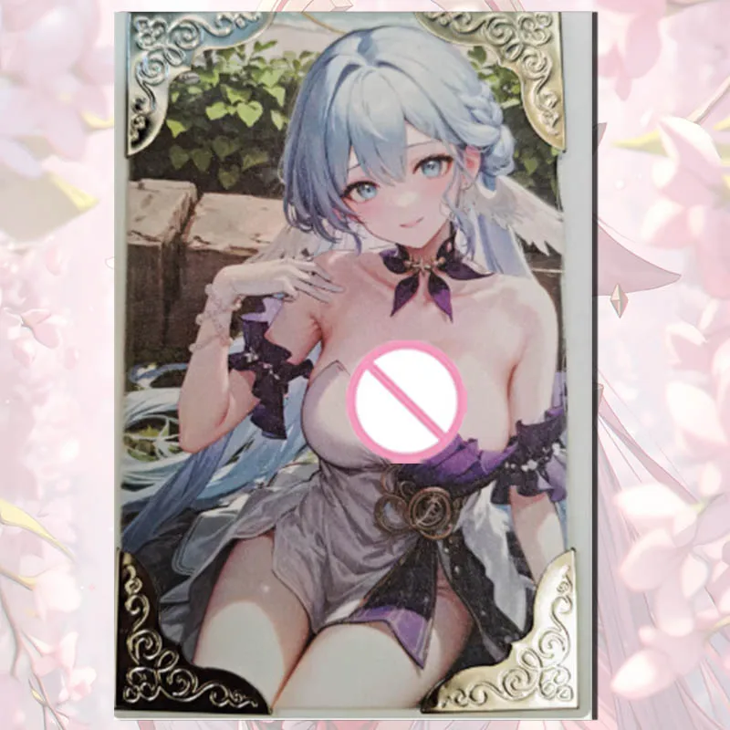 Goddess Story Rose Island ACG card Tokisaki Kurumi Hatsune Miku Silver Wolf Ningguang Yae Miko boy Toy collection Birthday gifts