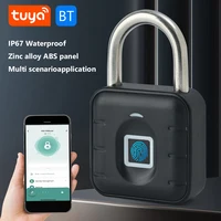 Cerradura electrónica Tuya Bluetooth candado de huella digital cerradura de equipaje Digital aplicación contraseña temporal remota IP67 juguetes de descompresión