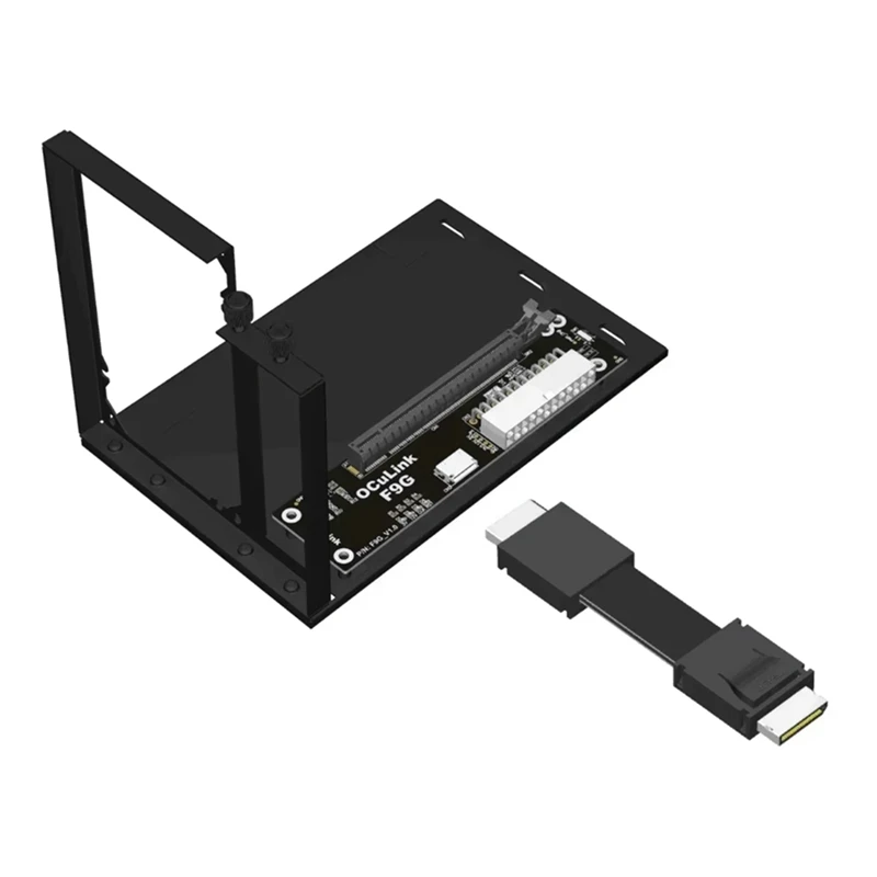 F9G-F9934-BK7 Oculink Interface External Graphics Card Expansion Dock Male To Male Cable ATX Type Pcie4.0 64Gbps 25CM