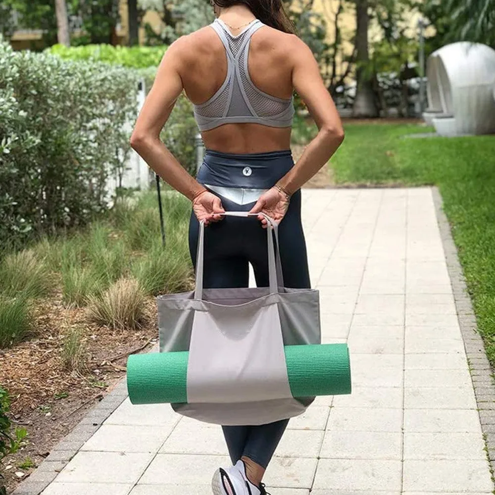 Yoga Mat Bag For Women Men Non Slip Yoga Pilates Mats Storage Bag With Adjustable Strap Portable Outdoor Fitness Accessories