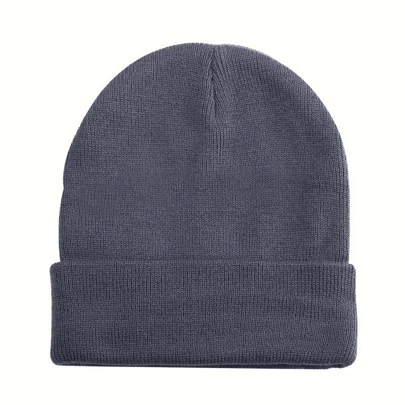 Angepasst Gedruckt Logo Männer Warm Halten Bördeln Kalte Hüte Frauen Outdoor-Mode Vielseitig Einfarbig Einfache Gestrickte Kappen – Detail 34