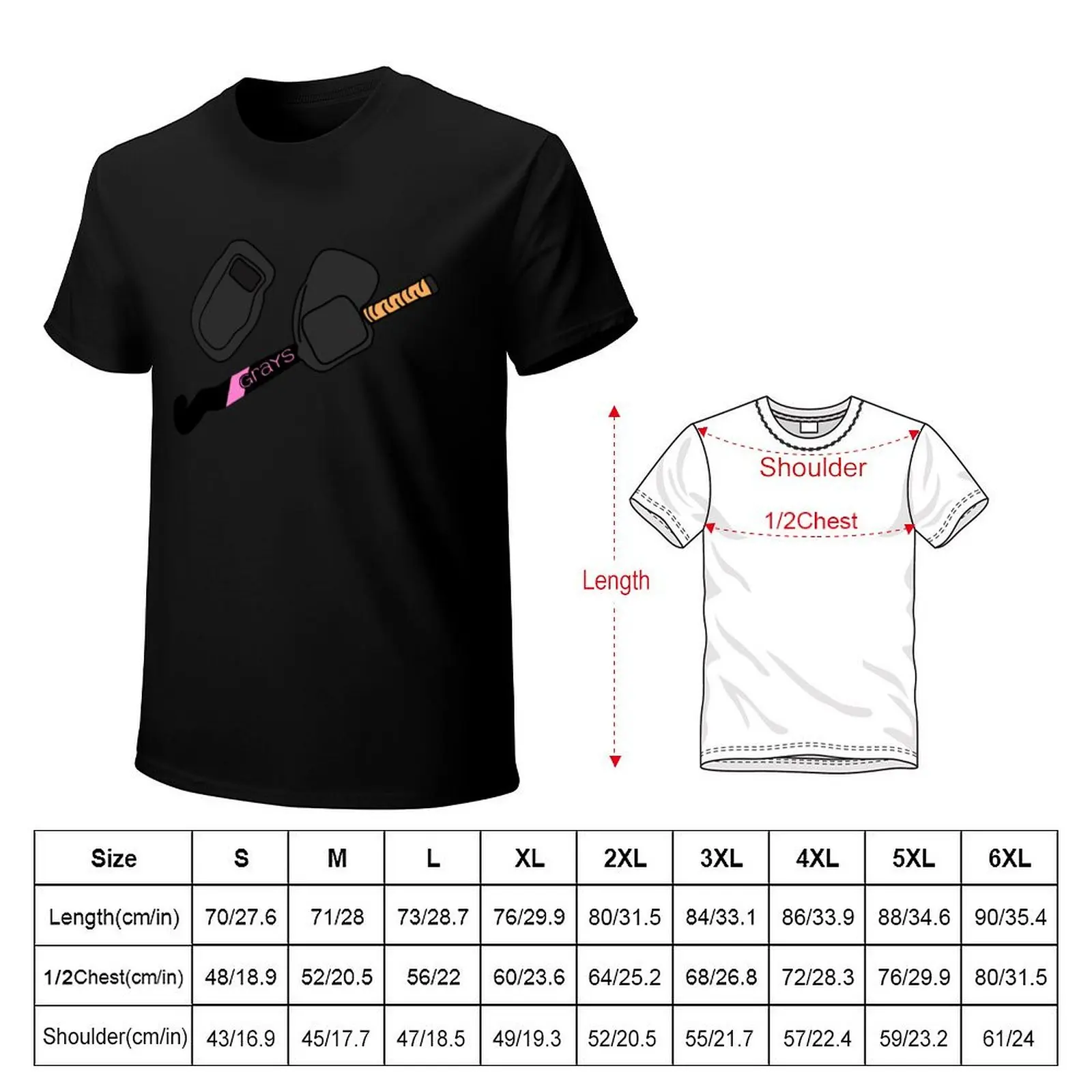 field hockey goalie pads T-Shirt Utility Work Short Sleeve Top