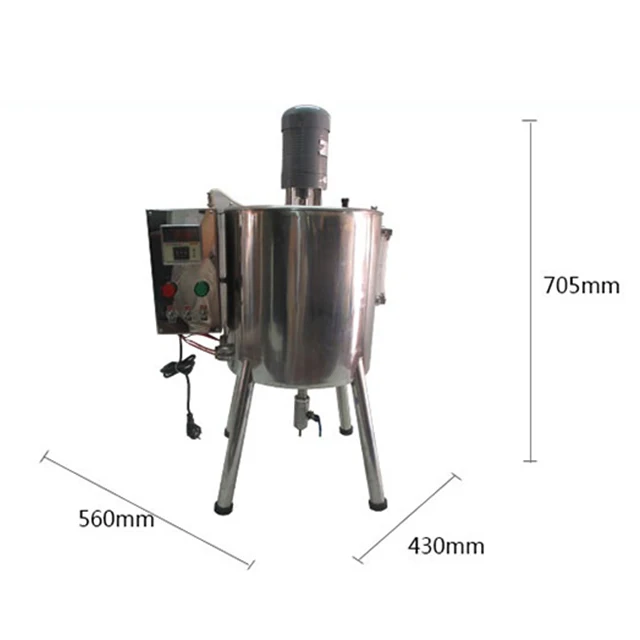 

Semi-automatic Stirring tank Sauce Jam Paste Chocolate Honey Cosmetic Cream Lipstick Wax Heating Mixing Filling Machine