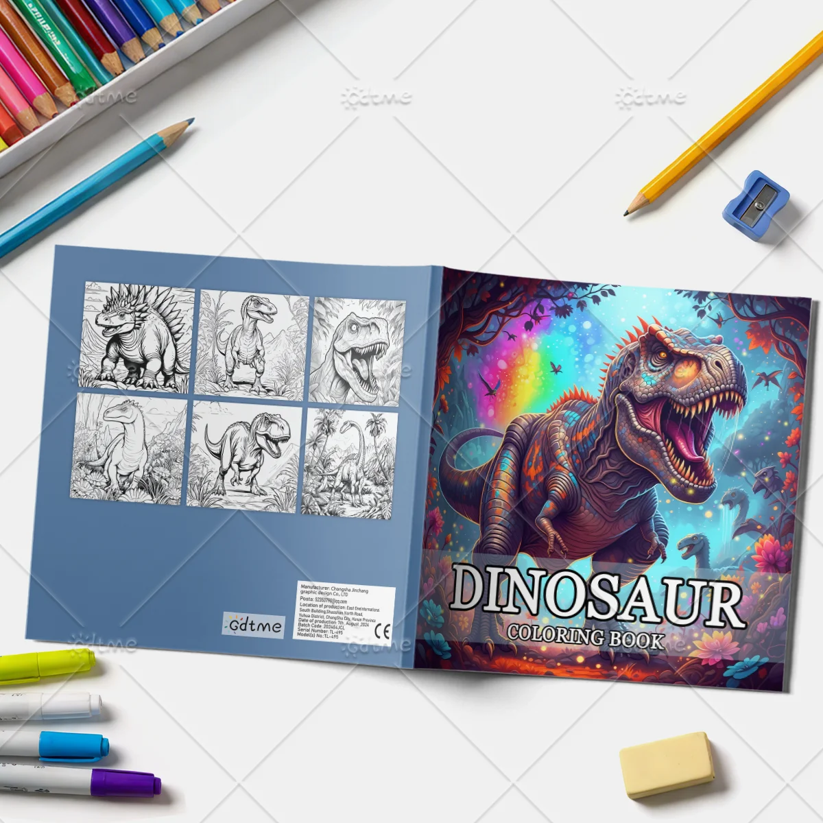 Libro da Colorare per Adulti c - Art Craft Dinosaur recensione e prezzo