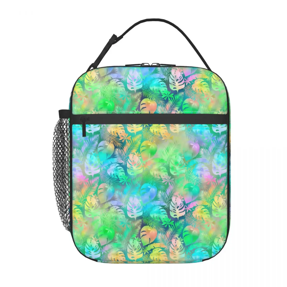 

Tropical Lunch Bag For Children Colorful Palm Leaves Lunch Box School Portable Thermal Lunch Bags Oxford Cooler Bag Xmas Gift