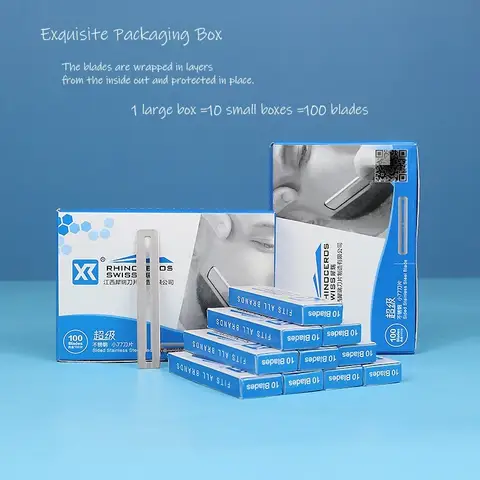 30/50/100pcs Men's Shaving Razor Blades Hair Razor Pen Engraving Pencil Trimmer Blade Manual Shaving Face Care Shave Blades