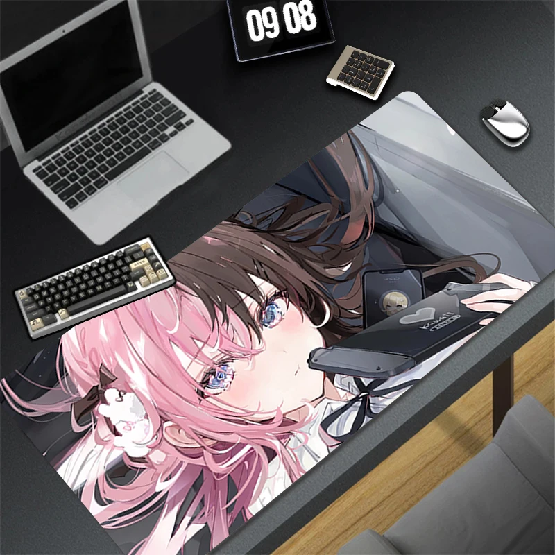 

Mousepad Computer Gaming Accessories HD Keyboard Pad Office PC Rubber Mouse Pad Decoracion Desk VSPO Hinano Tachibana Mouse Mat