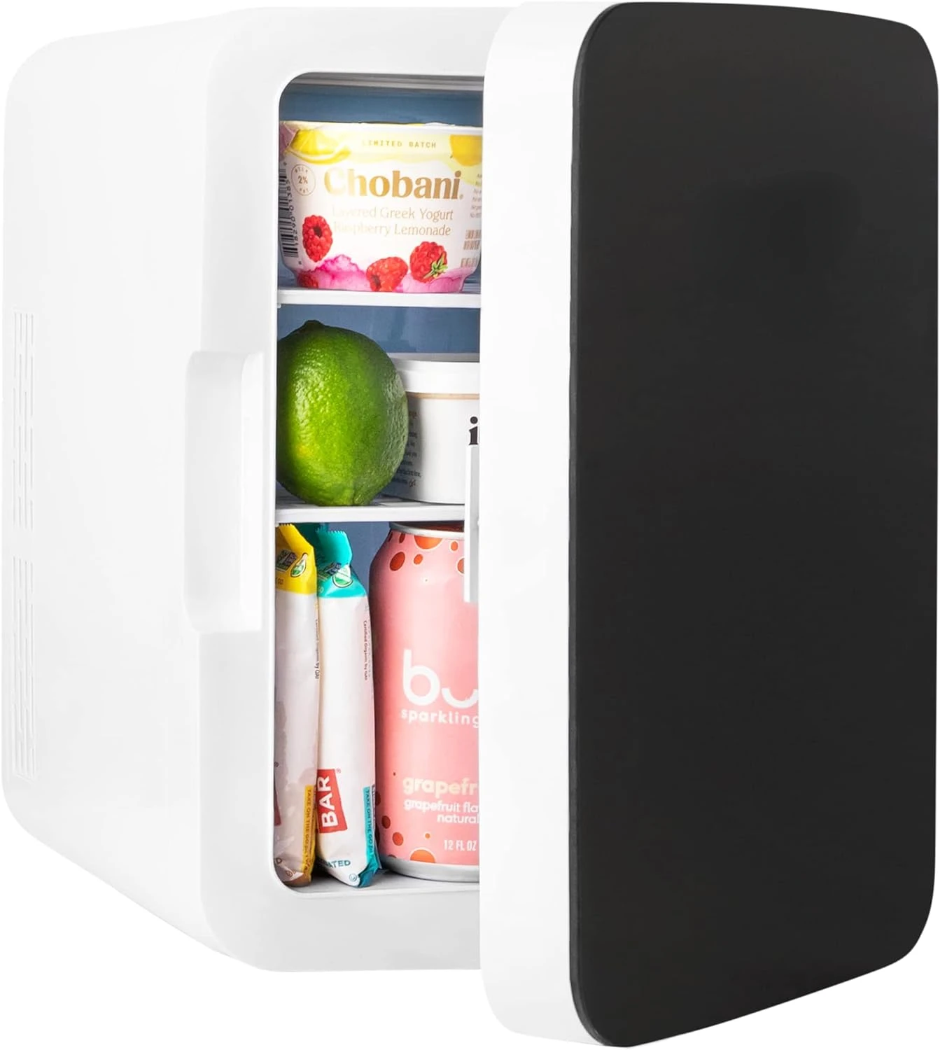 Mini Geladeira para Quarto, Carro, Mesa de Escritório, Dormitório Universitário, Refrigerador 12V, Aquecedor para Alimentos, Bebidas, Skincare, Ser