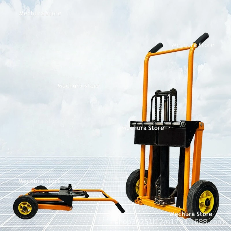 

Small Lifting Forklifts Handling Elevating Vehicle Foldable Detachable Forklifts Manual Hydraulic Equipment Vorkheftrucks JTF