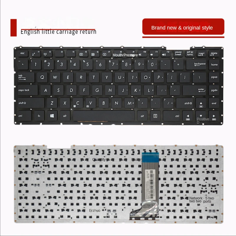 Laptop keyboard for ASUS VM490L FL4000C DX882L R454 R454L A455L R455L Y483C K455L X455L X455 US