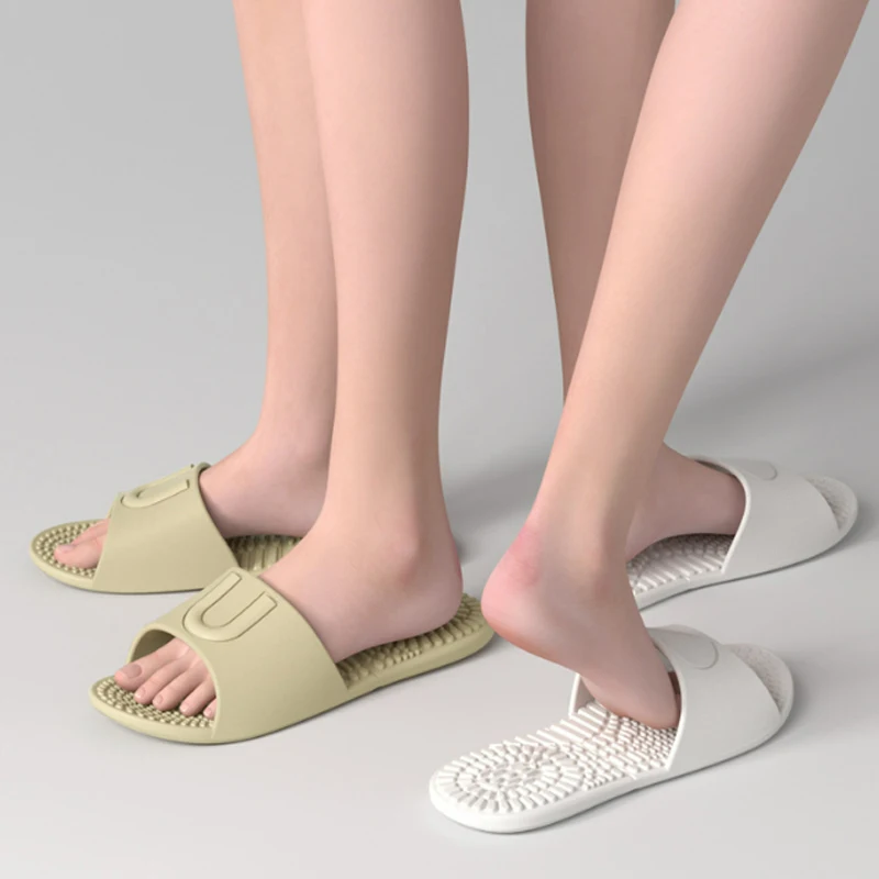 New Ultra Light Non Slip Beach Slippers for Women Soft Sole Massage Home Slides Woman Portable Folding Outdoor Flip Flops
