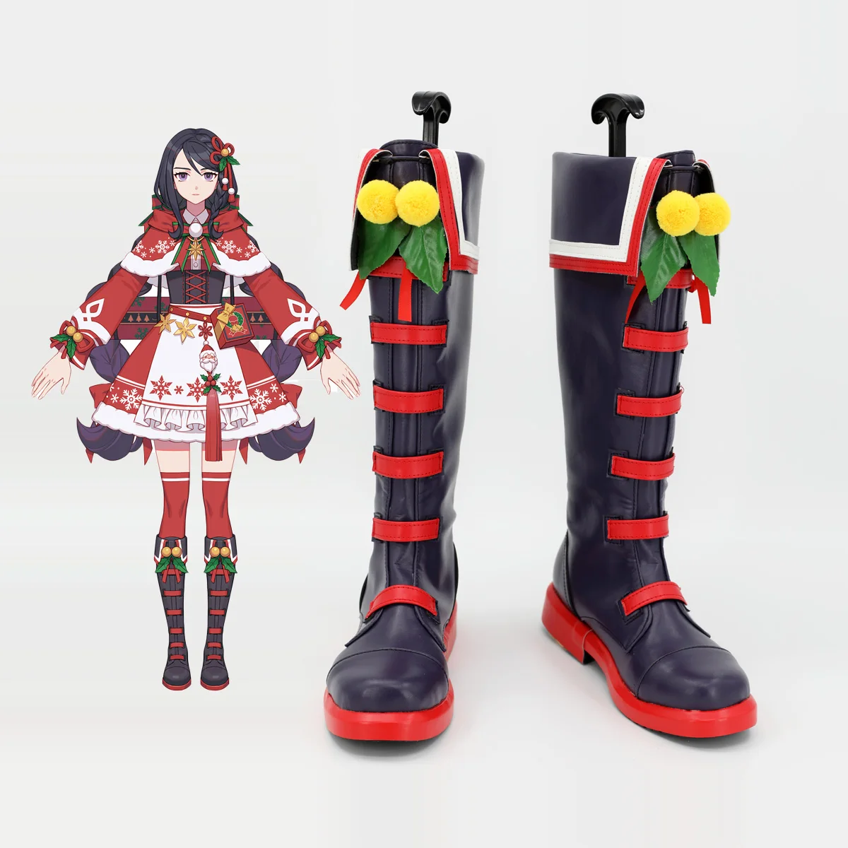 

Eternal Return Hyejin Cosplay Boots Leather Shoes Custom Made Any Size