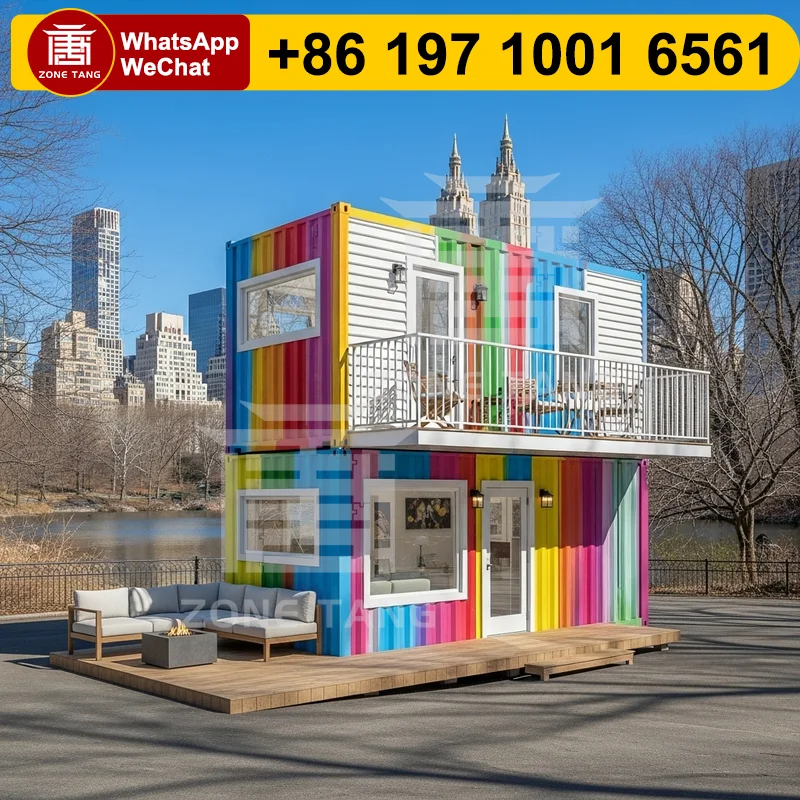 

Economic Tiny House Beach House Wind Resistance Container House Prefab Shipping Container Homes Flat Pack House Fabricated Homes