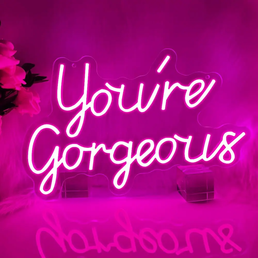 مخصص تصميم جديد LED النيون رسائل للإعلان بناء الديكور التيار المتناوب/تيار مستمر إمدادات الطاقة IP65 مقاوم للماء للتخصيص #2