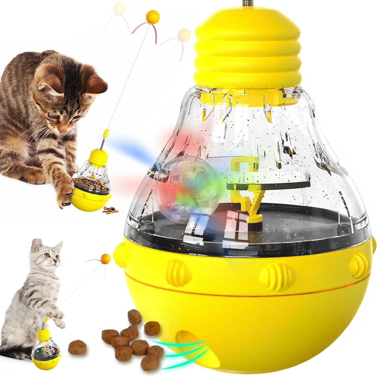 

Exciting and Stimulating Interactive Cat Toy for Your Playful Feline Companion - Perfect Gift for Energetic Furry Friends - Hour
