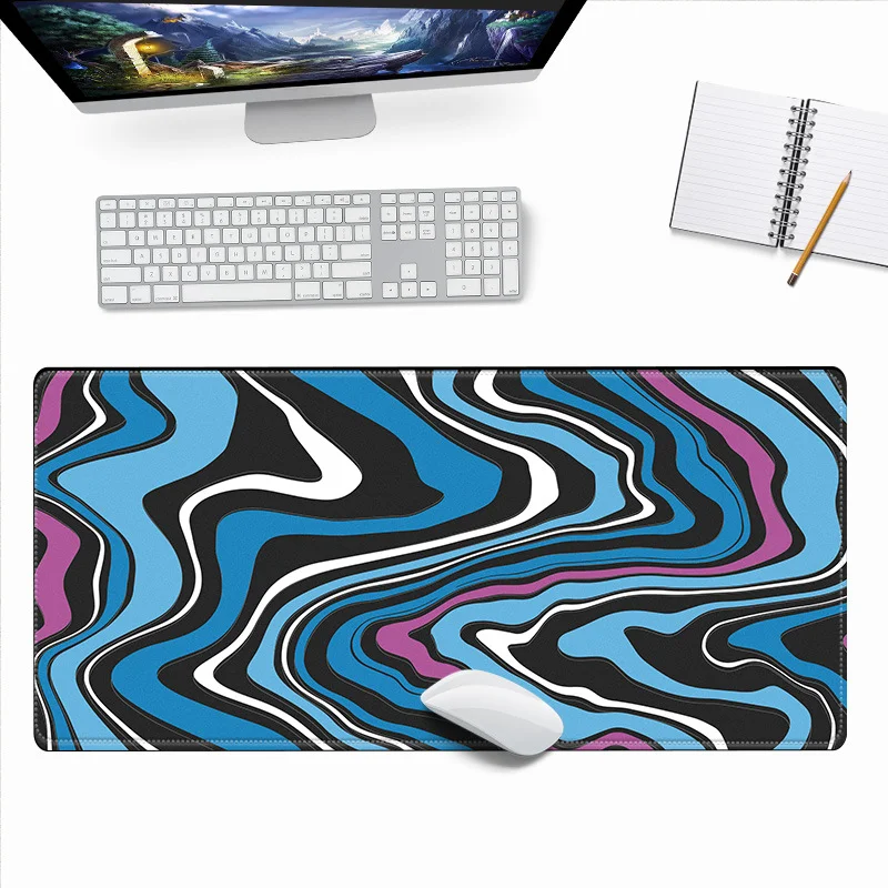 Imagem -04 - Strata Líquido 600x300 mm Mouse Pad Computador Portátil Anime Teclado Mouse Tapete Grande Mousepad Teclados Gamers Decoracion Tapete de Mesa