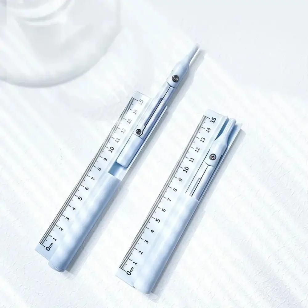 Multifunctional Adjustable Pencil Compass Ruler Metal Drawing 3 in 1 Compasses Unique Design Sketch Geometry Tool Art Design