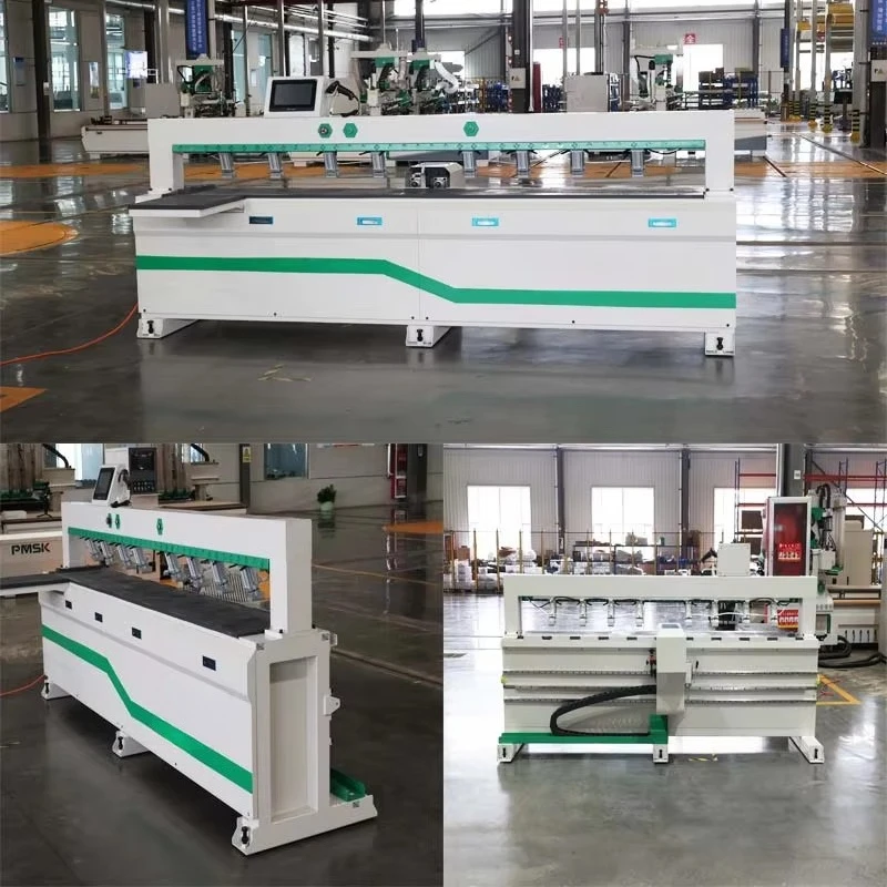 Automatic Woodworking Cnc Machine Cabinet Wood Door Lock Hole Drilling Machine With Air Cooling Spindle