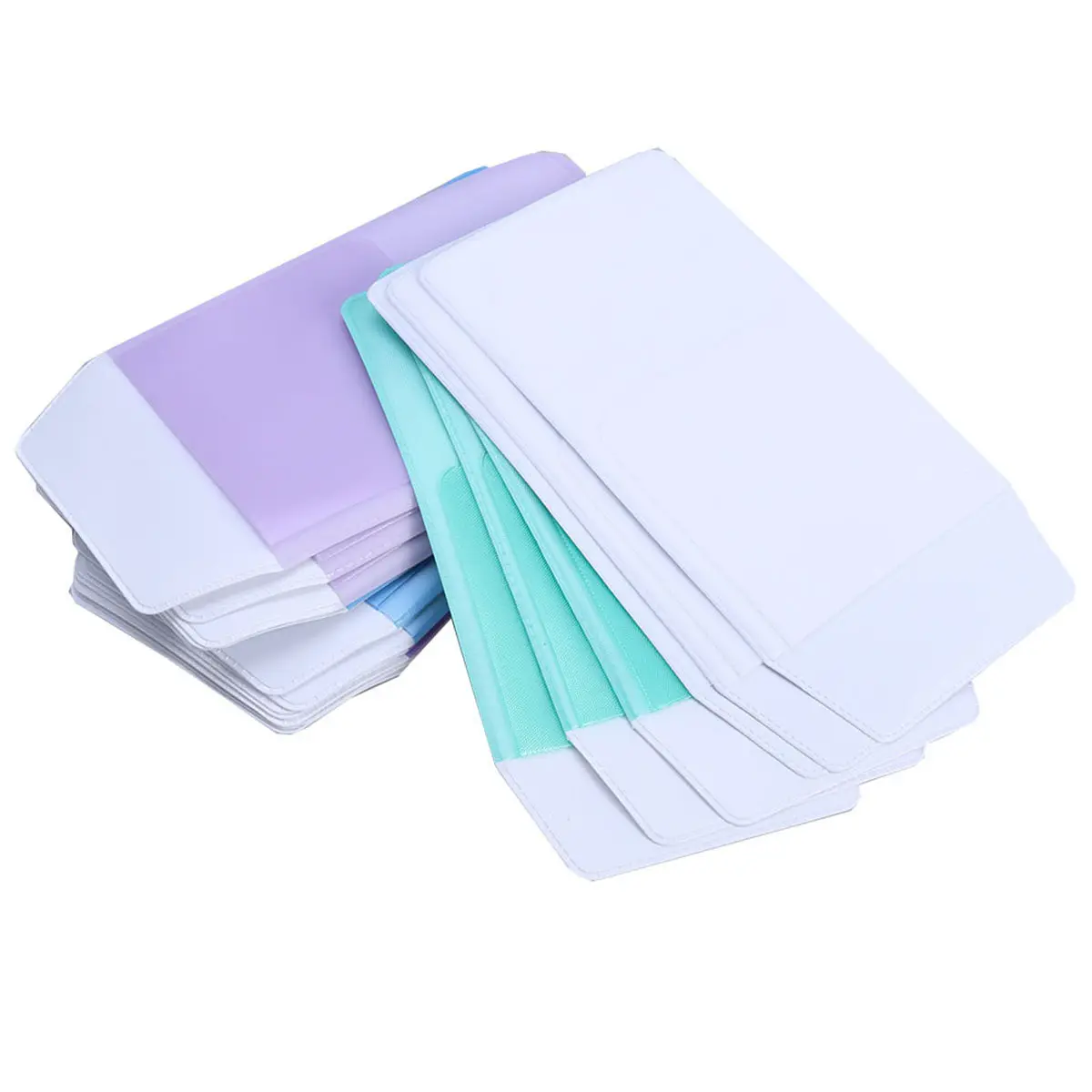 10Pcs -Grade PVC Inserted Pen Bag Fall-Proof Pen Pouch with Smart Compartment Design for Pens Pencils Stationery Daily