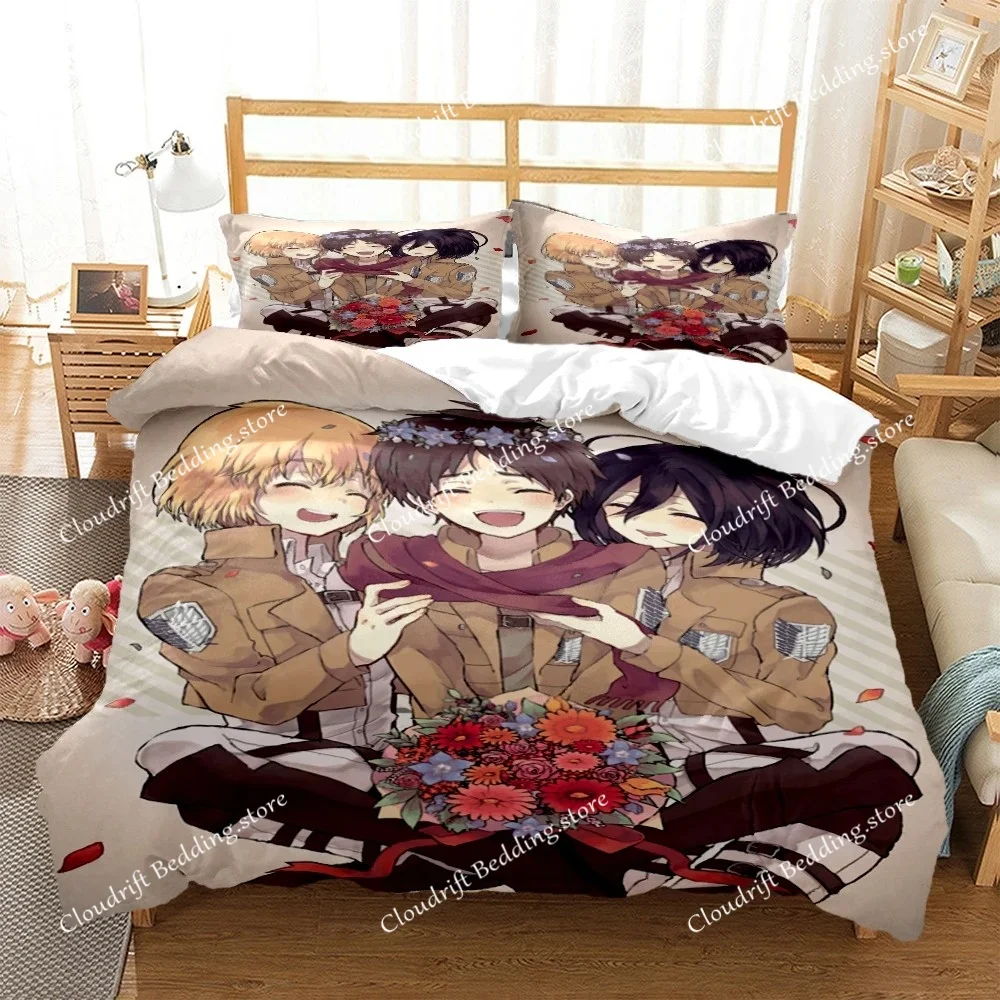

Japanese Anime Polyester Bedding Sets Boys Covers Boys Duvet Cover Set For Teens Bedding Set Cover&Pillowcase
