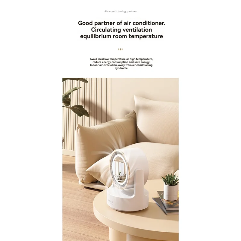 IALJ-New Desktop Fan Charging USB Live Streaming Lighting Fan With Shaking Head, Dormitory Fan, Home Desktop Fan