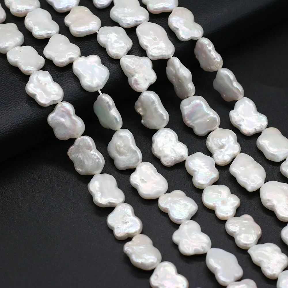 Natural Pearl Butterfly Shape Beads 11x15mm-12x16mm DIY for Jewelry Making Necklaces Accessories Bracelet Earrings Gift