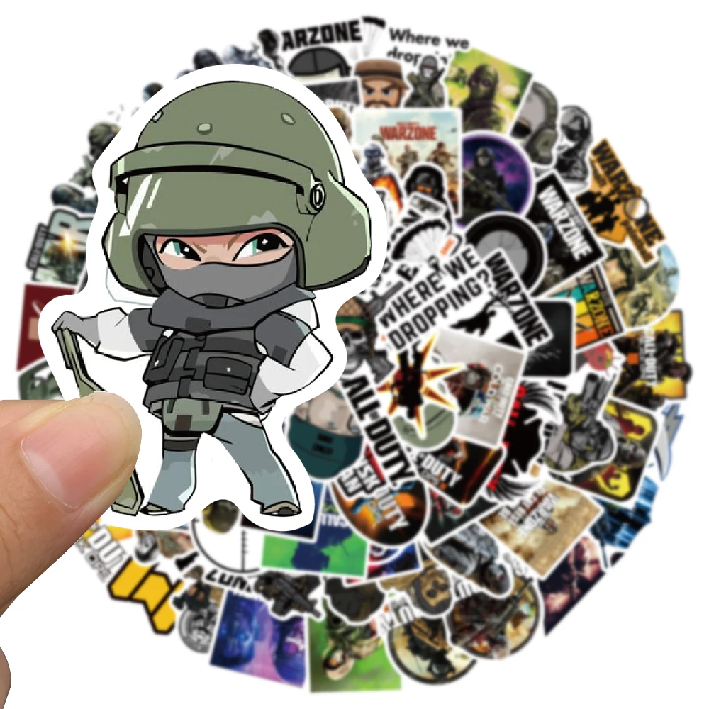 10/50/100PCS Call of Duty Cool Game Stickers Decals Car Luggage Skateboard Fridge Laptop DIY Graffiti Funny Sticker Kid Toys