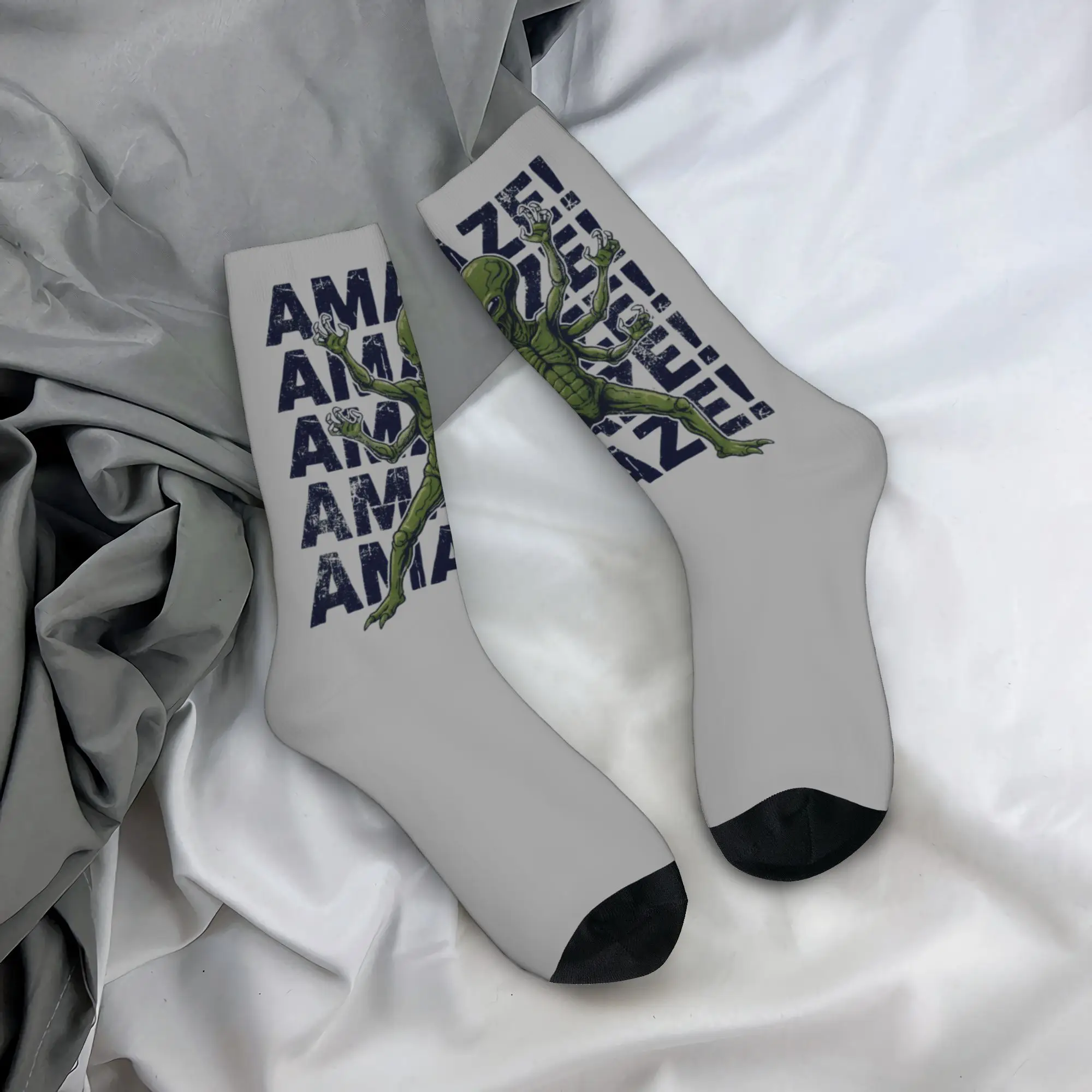 

Носки P-Project H-Hail M-Mary Amaze, противоскользящие, унисекс, мужские, средней мягкости, для скалолазания, зимние, с забавным принтом