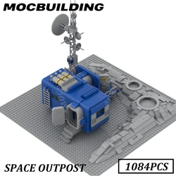 Space Outpost Model MOC Building Bricks Display DIY Model Construction Assemble Toys Gifts