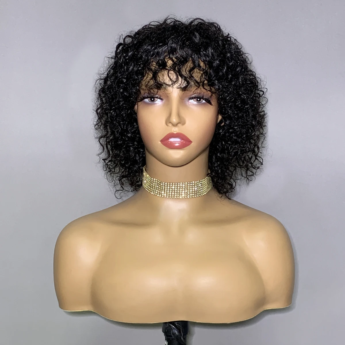 Curly Pixie Cut Wig…