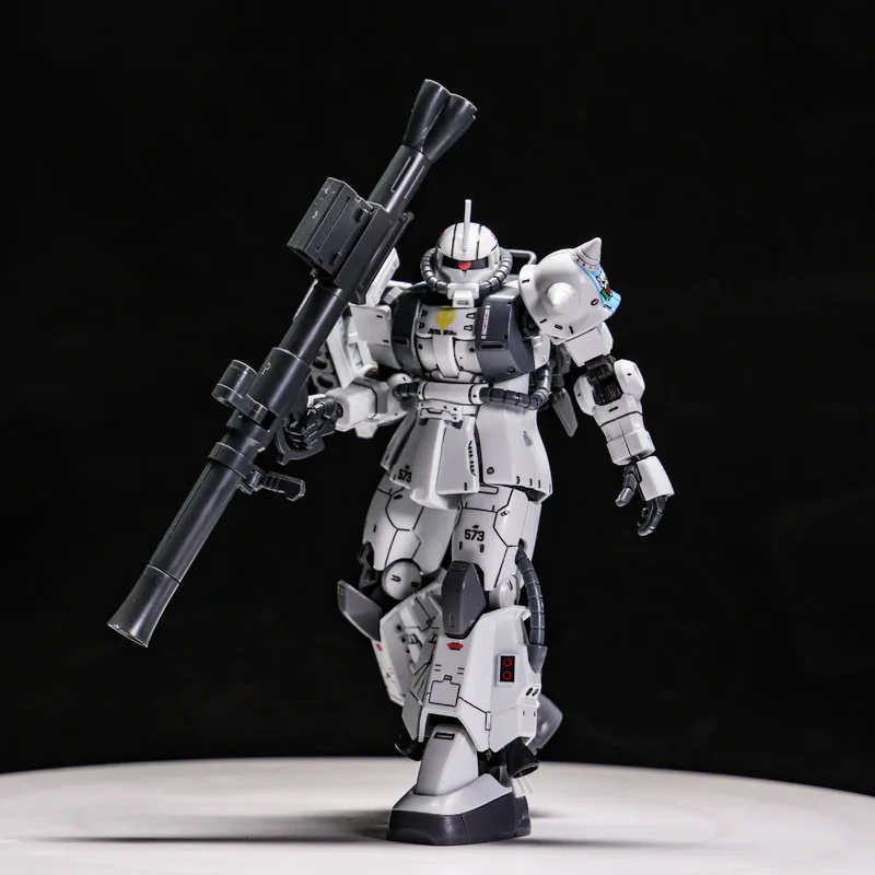 1/144 HG Witte Wolf MS-06R-1A GTO Zaku 2-assemblagemodel Kit Desktop Decoraties Animatie Collectibles Periferie Figuren Cadeau