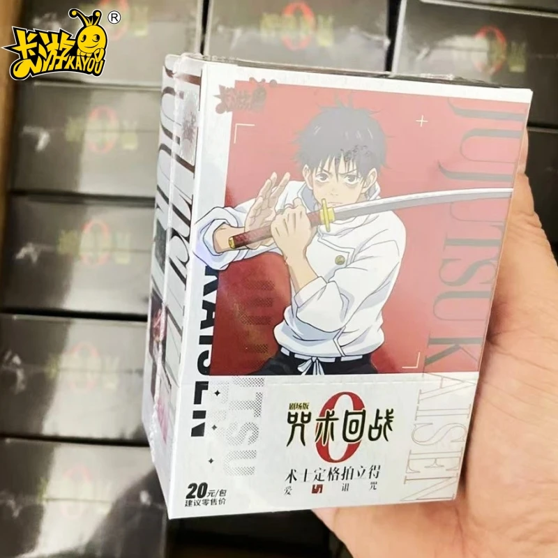 cartao-original-kayou-jujutsu-kaisen-fushiguro-megumi-itadori-yuji-warlock-gojo-satoru-colecao-de-cartoes-de-anime-presentes-para-camera-instantanea