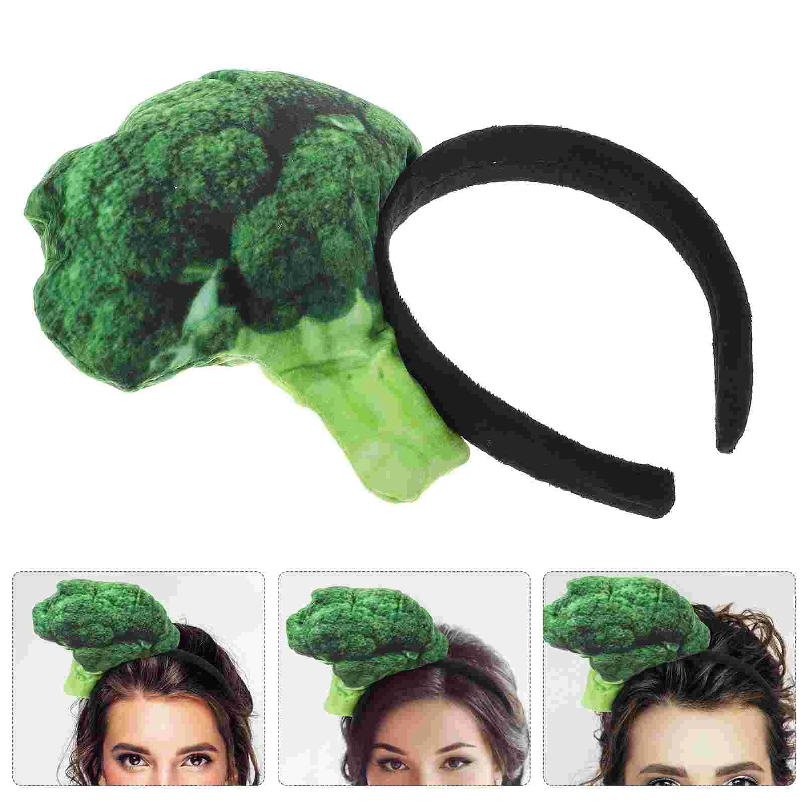 Vegetable Headband Headbands Costume Hair for Girls Festival Costumes Funny Fabric Cute Miss Woman Outfit Accessories