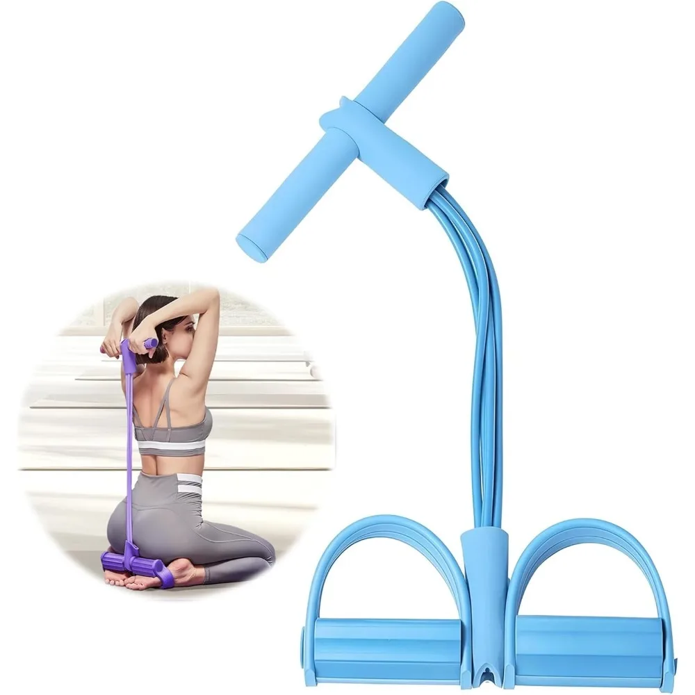 21 bandas de resistencia física-4 extractor de tobillo de Pedal de tubo, nueva banda elástica de Pedal de Yoga para ejercicio, Auxi de entrenamiento AB