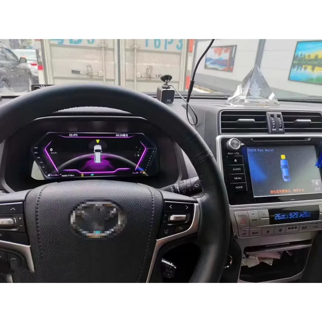 Car LCD Instrument Digital Cluster For Toyota Prado 2002-2022 Virtual Cockpit Speed Meter Car Dashboard Head Unit Display - Image 6