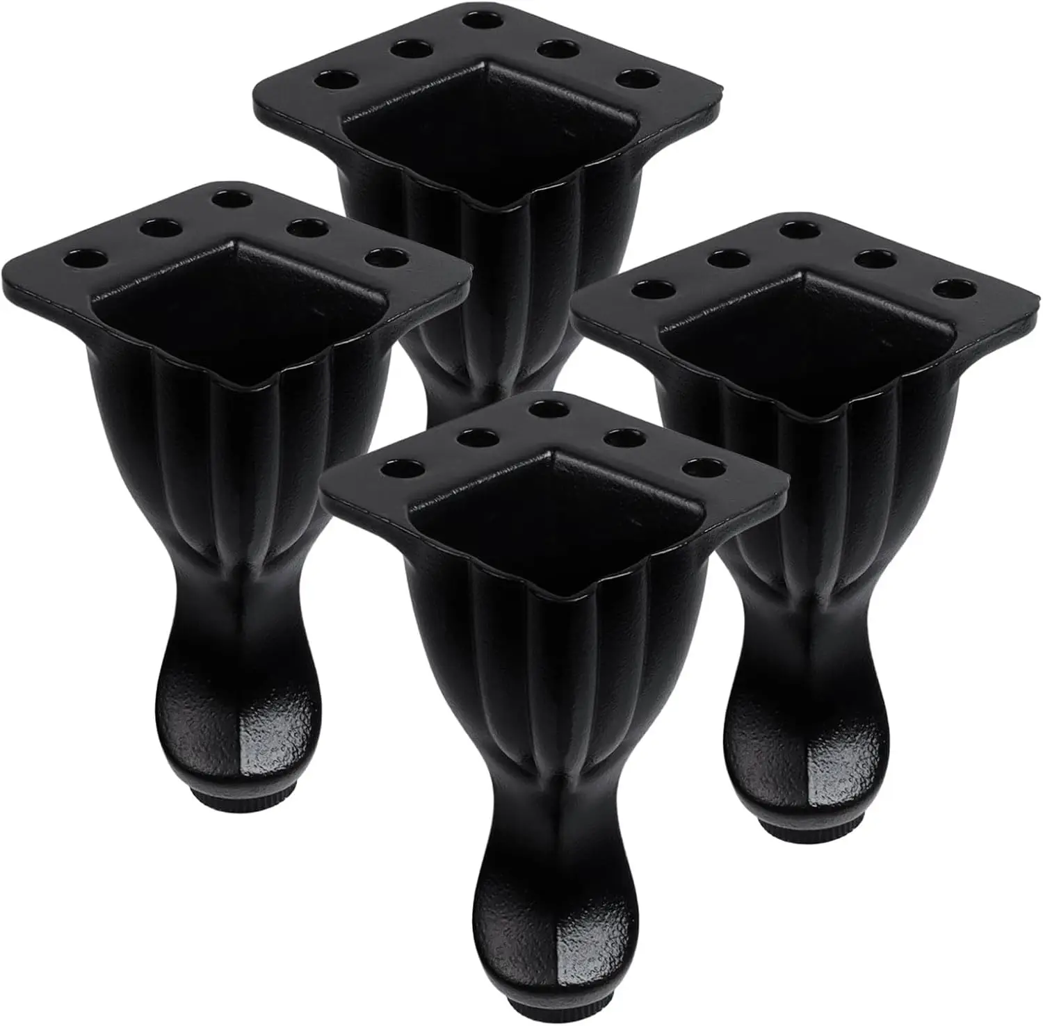 

3.15-Inch Length Furniture Legs Couch Feet Aluminum Alloy Cabinet Feet Dresser Legs Pack of 4